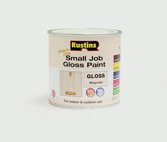 Rustins Quick Dry Small Job Gloss 250ml Magnolia