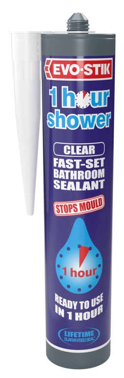 Evo-Stik 1 Hour Shower Sealant Clear C20