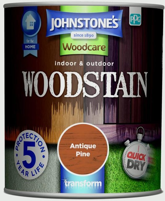 Johnstones Indoor & Outdoor Woodstain 750ml Antique Pine