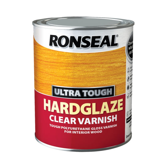 Ronseal Ultra Tough Varnish Hard Glaze 750ml