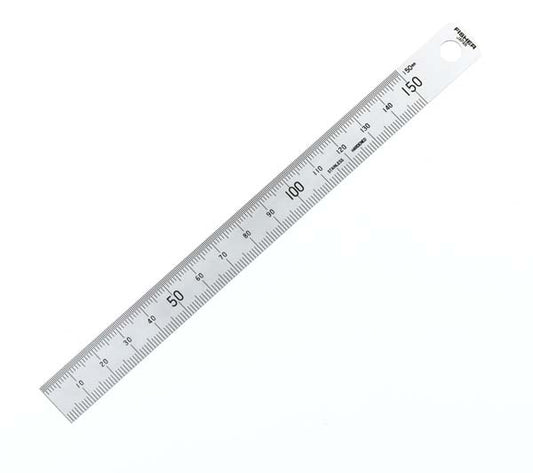 Fisher Satin Chrome Rule 24"/600mm