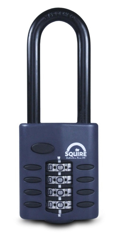 Squire Recodeable Heavy Duty Combination Padlock Long Shackle - 50mm