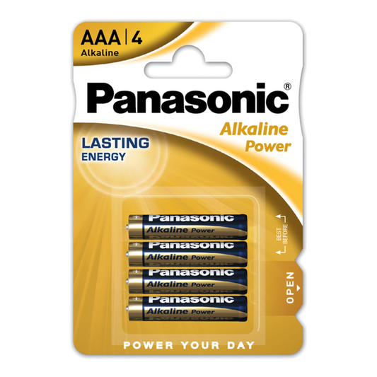 Panasonic Alkaline AAA Pack 4