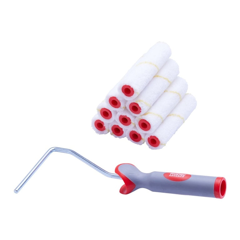 ProDec Short Pile Microfibre Roller & Frame (10 Pack)