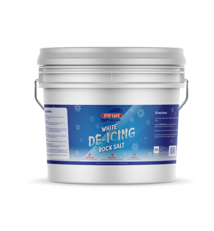 Deco-Pak White Rock Salt Mini Tub