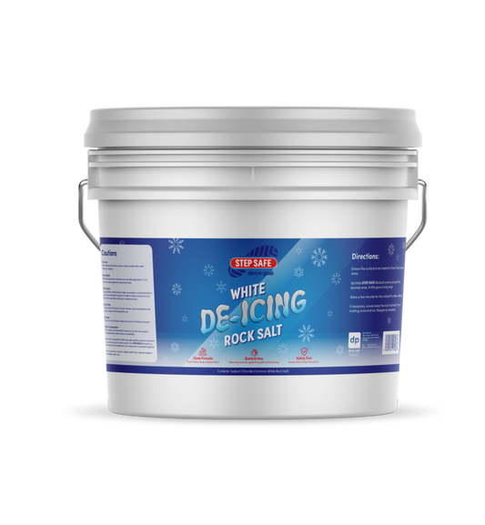 Deco-Pak White Rock Salt Mini Tub