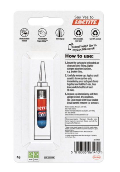 Loctite Super Glue Repositionable Gel
