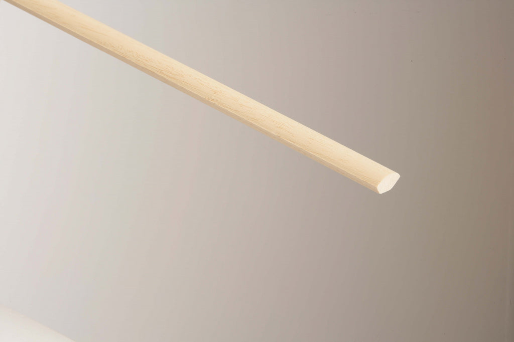 Cheshire Mouldings Quadrant Light Hardwood 8 x 18mm x 2.4m