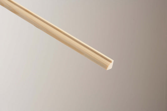 Cheshire Mouldings Glass Bead Pine 12 x 15mm x 2.4m
