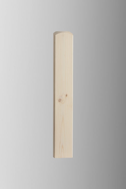 Cheshire Mouldings Newel Base Pine 91 x 615