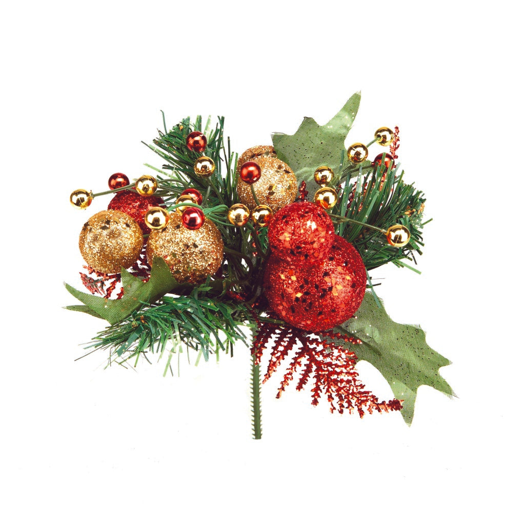 Premier Glitter Ball Pick Red & Gold