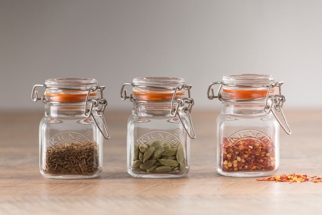 Kilner Square Spice Jar
