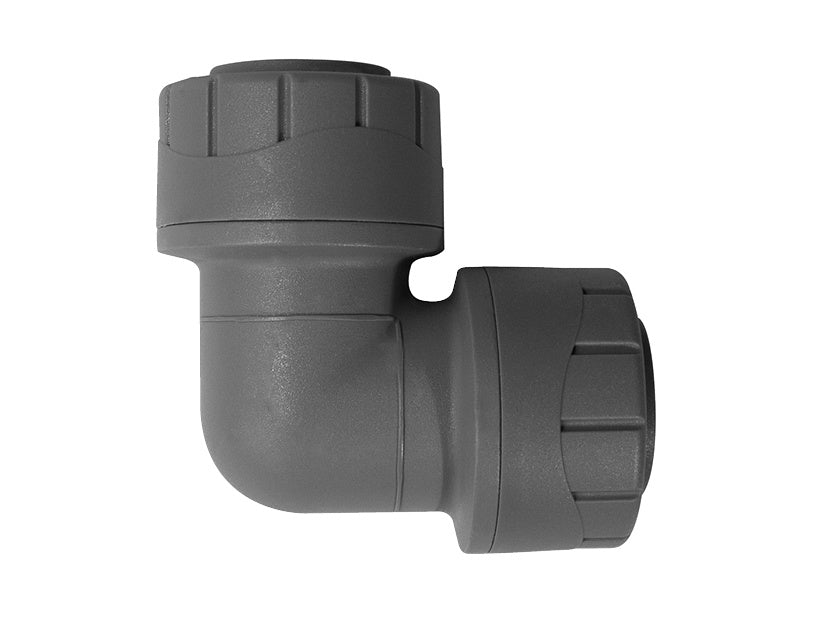 Polyplumb 15mm Elbow Grey