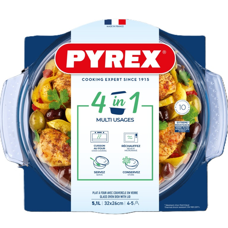 Pyrex Classic Round Casserole 5.1L