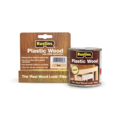 Rustins Plastic Wood 30g Oak