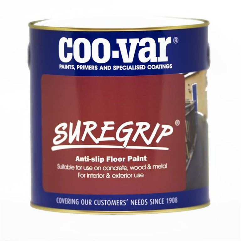 Coo-Var Suregrip Anti Slip Floor Paint 1L Red