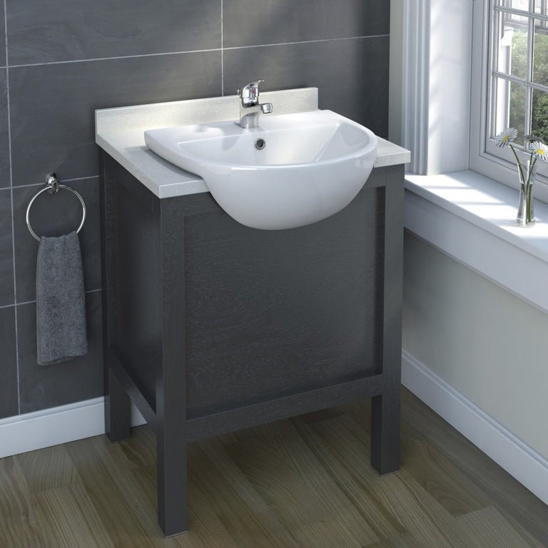 SP Cloakroom Collection Semi Recessed Basin 515mm