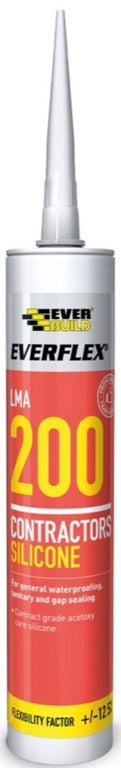 Everbuild Silicone 200 295ml White