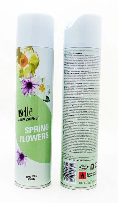 Insette 2 in 1 Air Freshener 300ml Spring Flowers