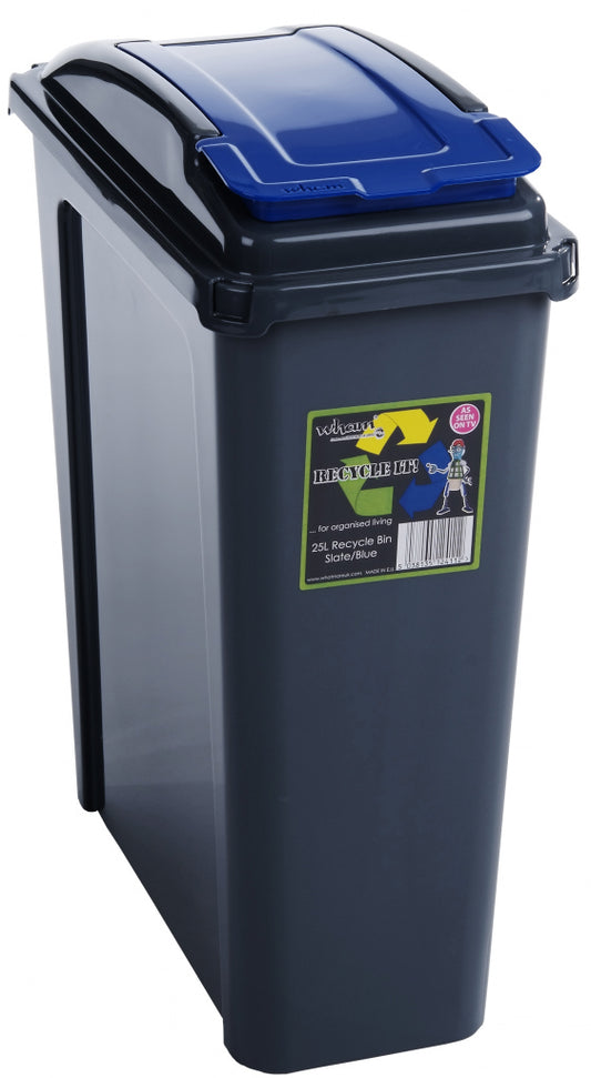 Wham Recycling Bin 25Ltr Blue