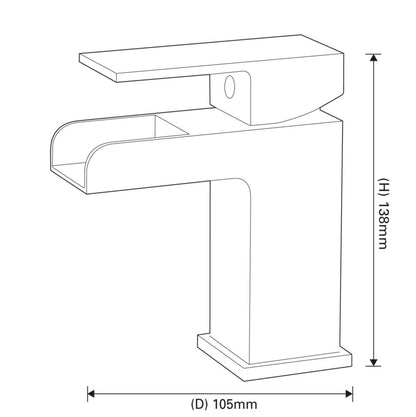 SP Cascade Mono Basin Mixer Tap