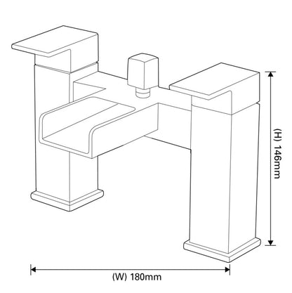 SP Cascade Bath Filler Tap