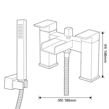 SP Cascade Bath Shower Mixer Tap