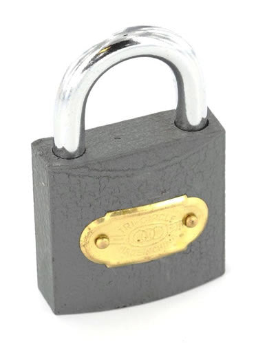 Securit Tricircle Iron Padlock Brass Cylinder 38mm