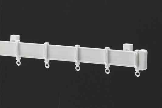 Harrison Drape Standard Drape Curtain Track 270cm White