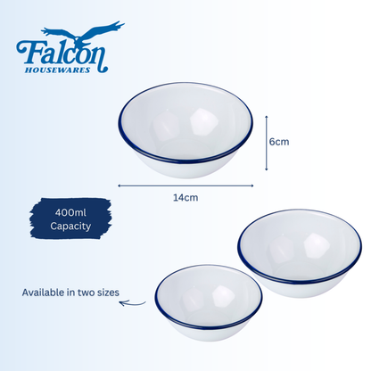 Falcon Pudding Bowl - Traditional White 14cm