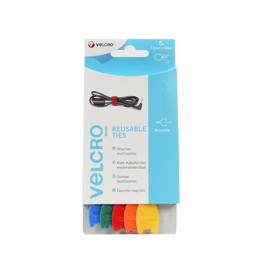 VELCROÂ® Adjustable Ties Pack 5