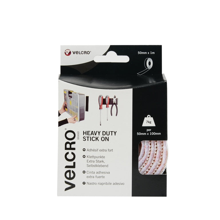 VELCROÂ® Heavy Duty Stick On Tape