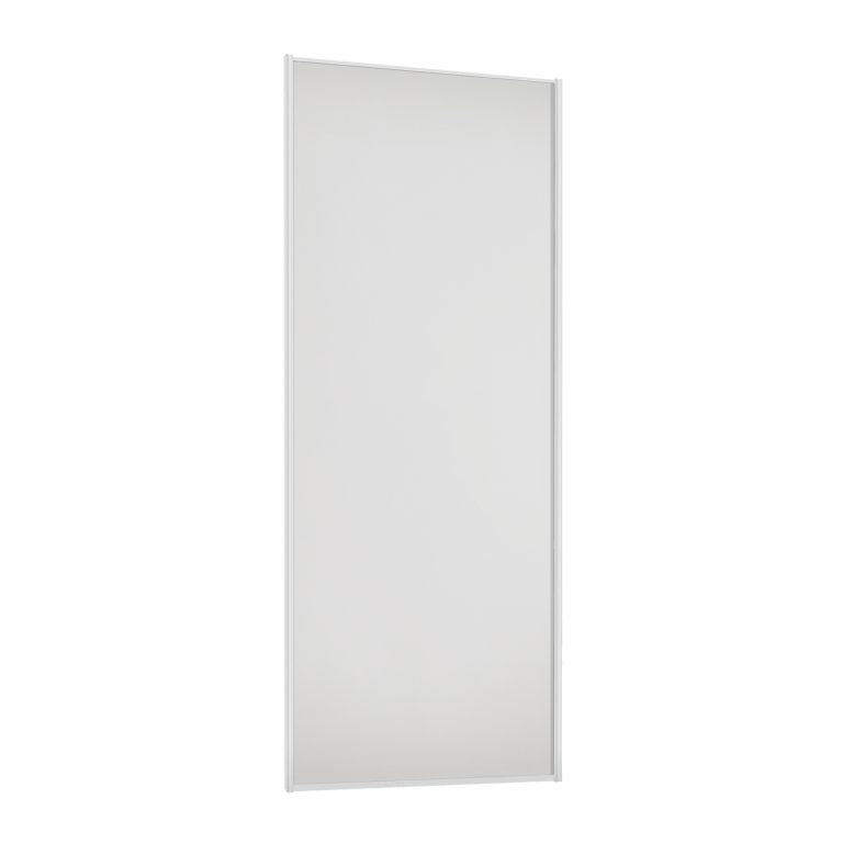 Spacepro Heritage Loft Single Panel Sliding Wardrobe Door - White Frame, White Panel - 1150mm image 1