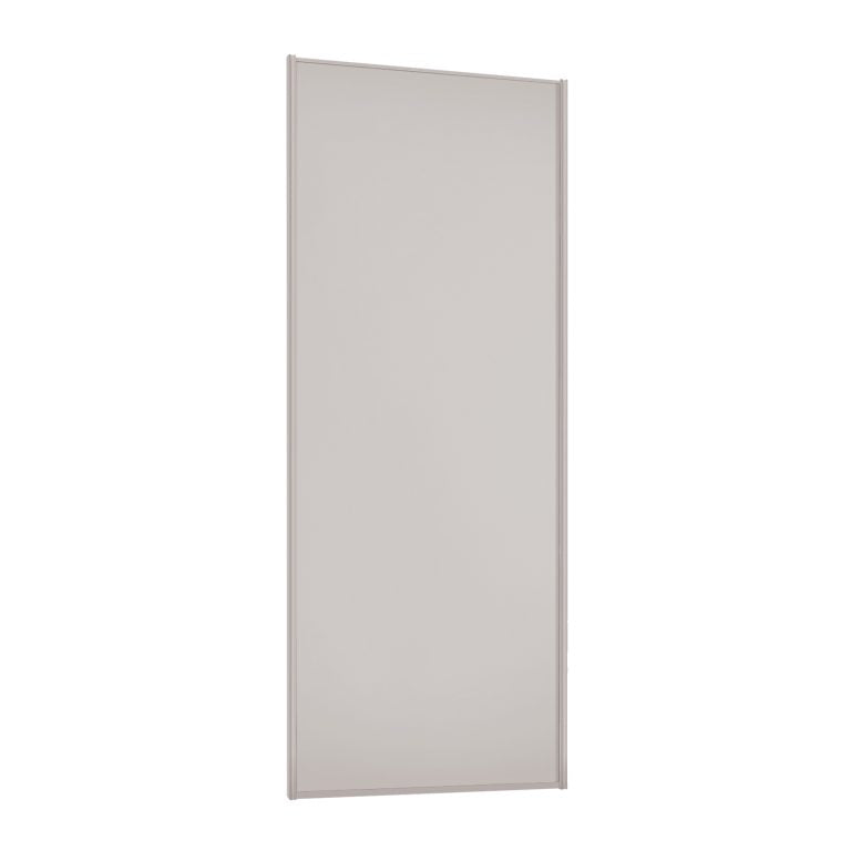 Spacepro Classic Single Panel Sliding Wardrobe Door - Cashmere Frame, Cashmere Panel - 2260mm image 1