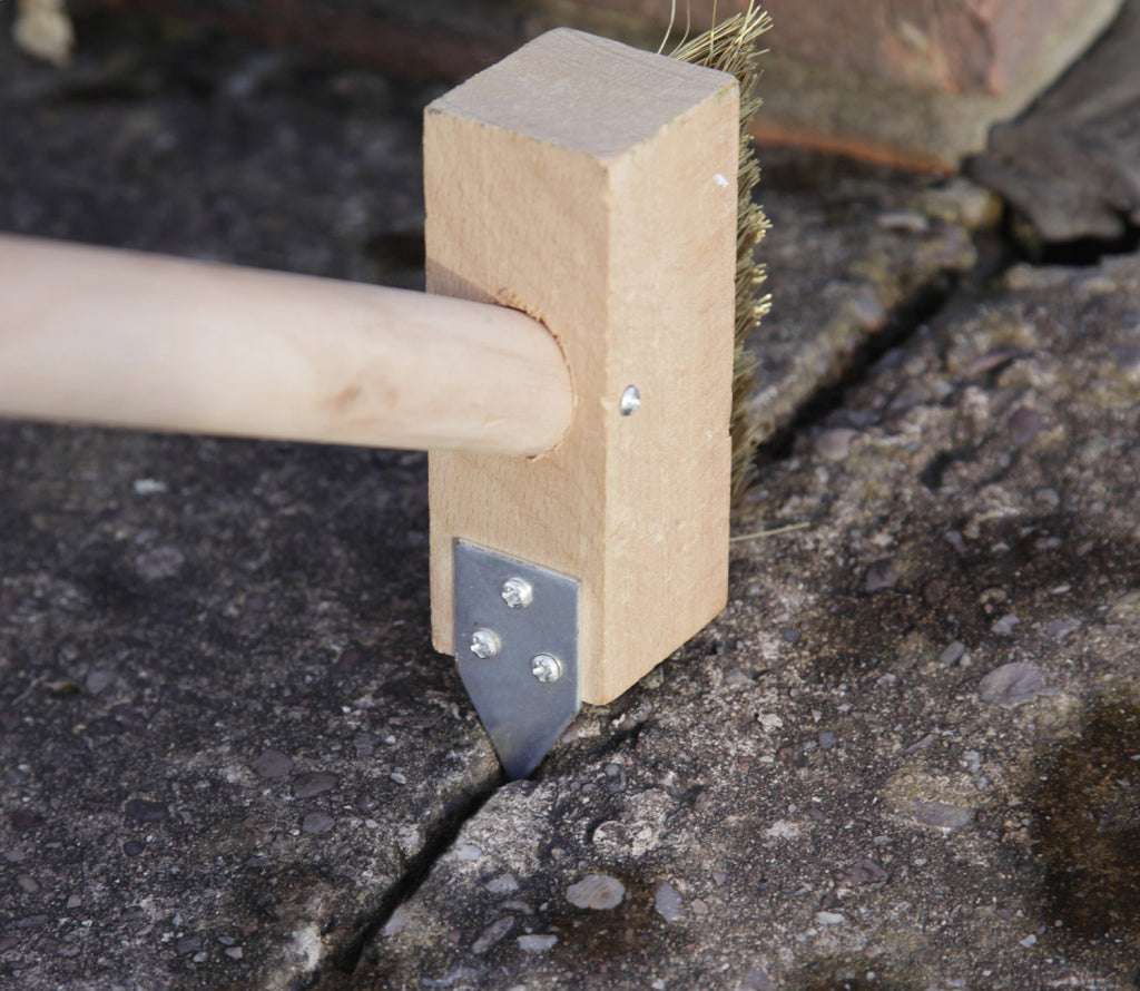 Ambassador Block Paving Brush With Scraper