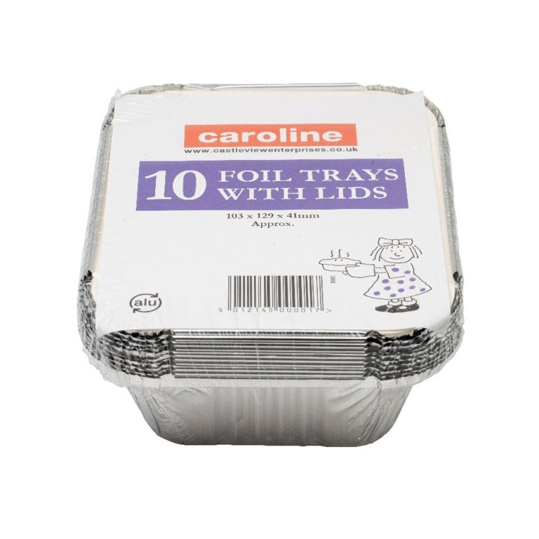Caroline Foil Trays With Lids