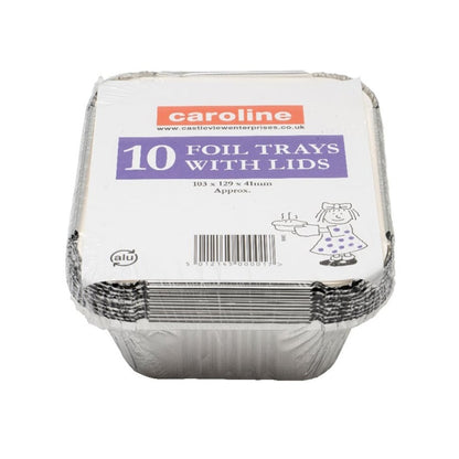 Caroline Foil Trays With Lids