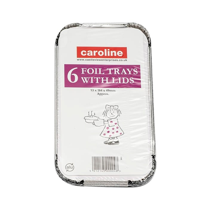 Caroline Foil Trays With Lids
