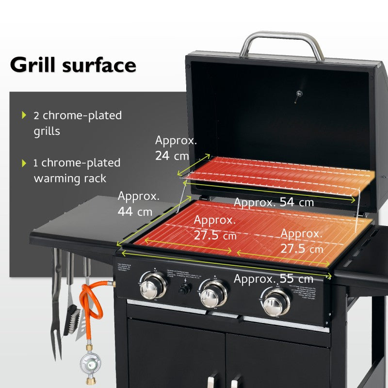 Tepro Mayfield 3 Burner Gas BBQ image 10