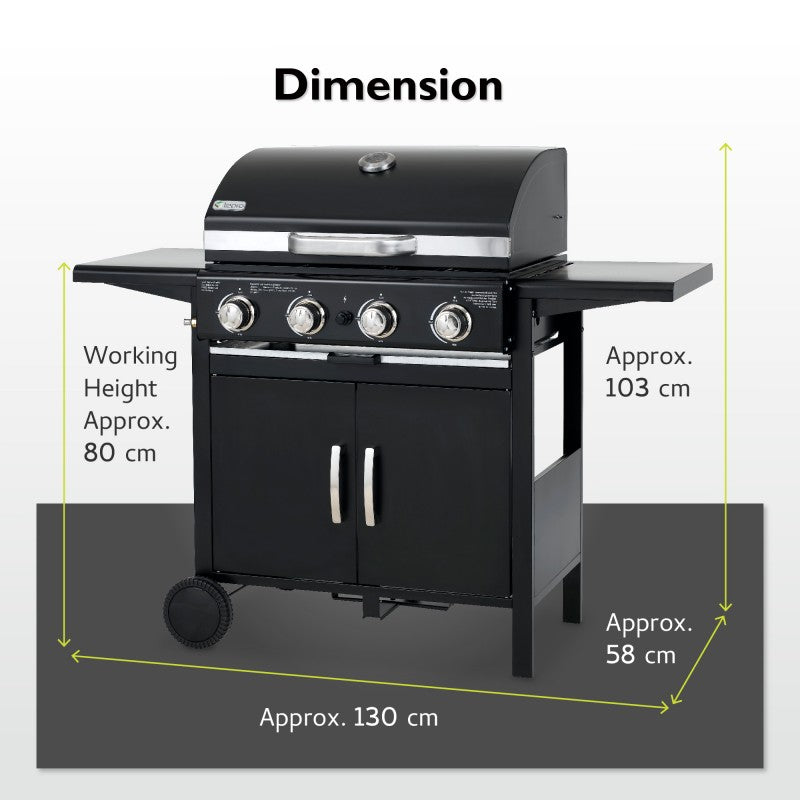 Tepro Mayfield 4 Burner Gas BBQ image 3