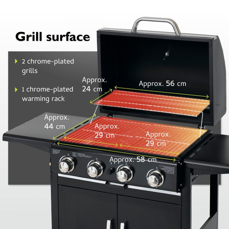 Tepro Mayfield 4 Burner Gas BBQ