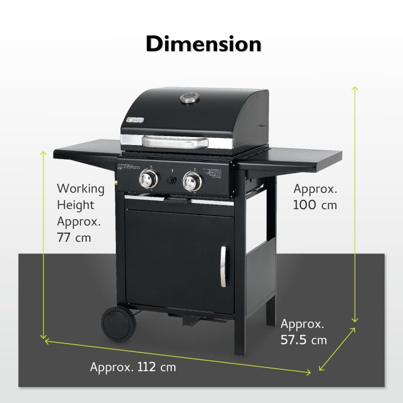 Tepro Mayfield 2 Burner Gas BBQ image 15