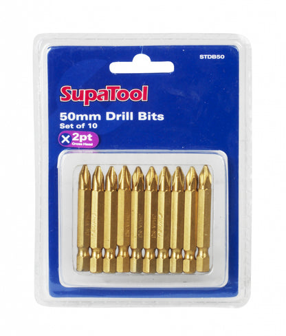 SupaTool Drill Bit 50mm 10 Pack