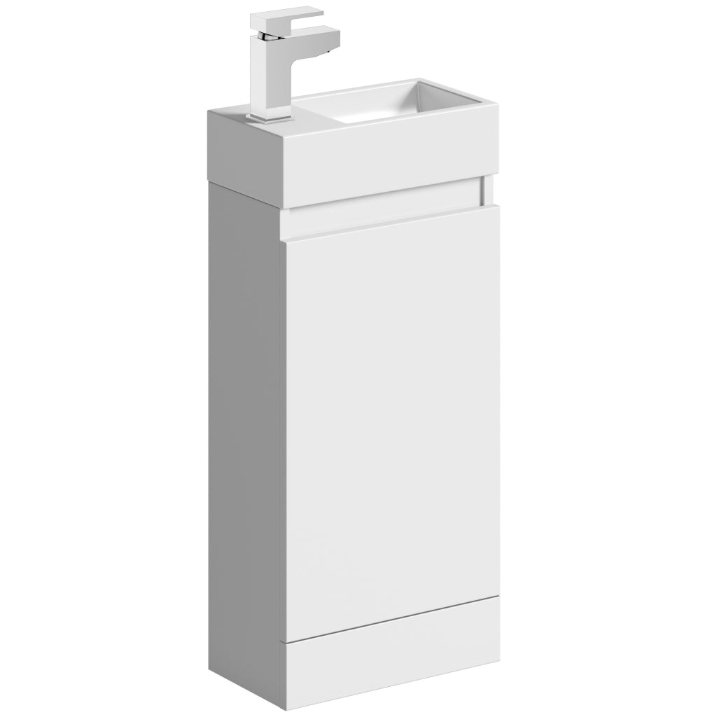 SP Epping Gloss White Floor Standing Unit