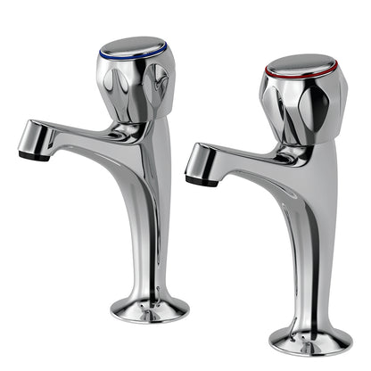 SupaPlumb Standard Sink Taps H: 158mm D: 108mm Diameter: 43mm