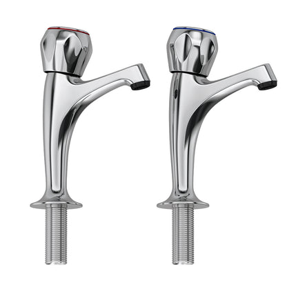SupaPlumb Standard Sink Taps H: 158mm D: 108mm Diameter: 43mm