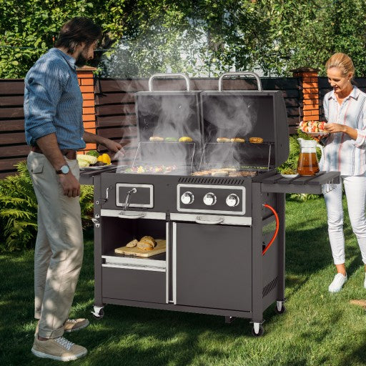 Tepro Toronto Kombi Gas & Charcoal BBQ