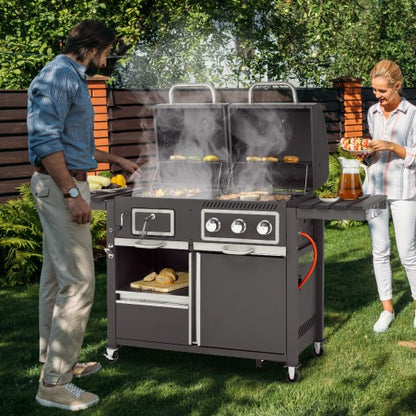 Tepro Toronto Kombi Gas & Charcoal BBQ image 1