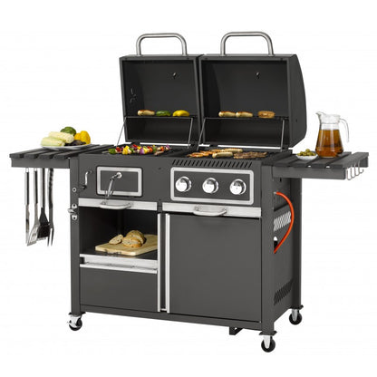 Tepro Toronto Kombi Gas & Charcoal BBQ