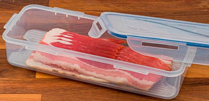 Locknlock Rectangular Bacon Food Storage Fridge Box with Freshness Tray